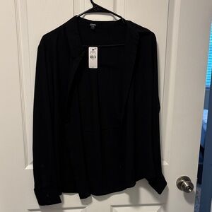 Express Elegant Black Shirt